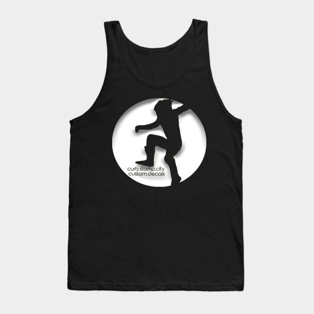 Curb Stomp- White Tank Top by SrikSouphakheth